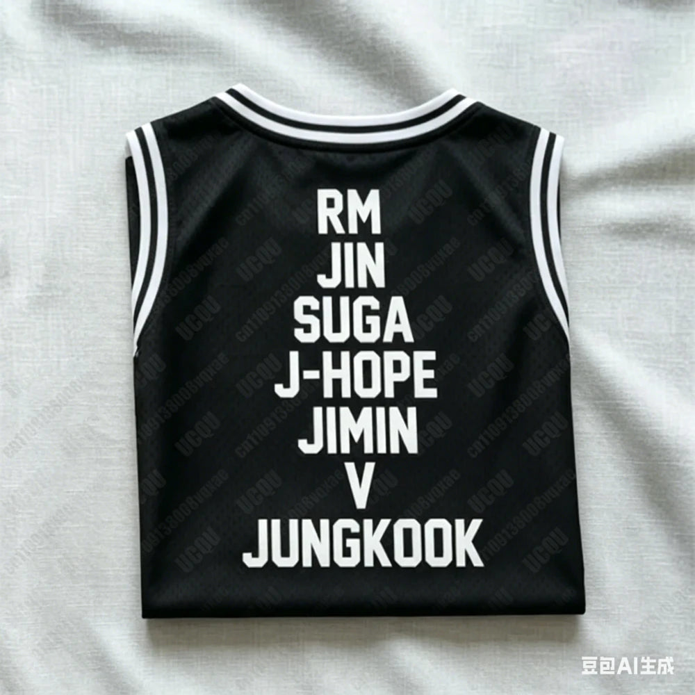 BTS KPOP Basketball Jersey