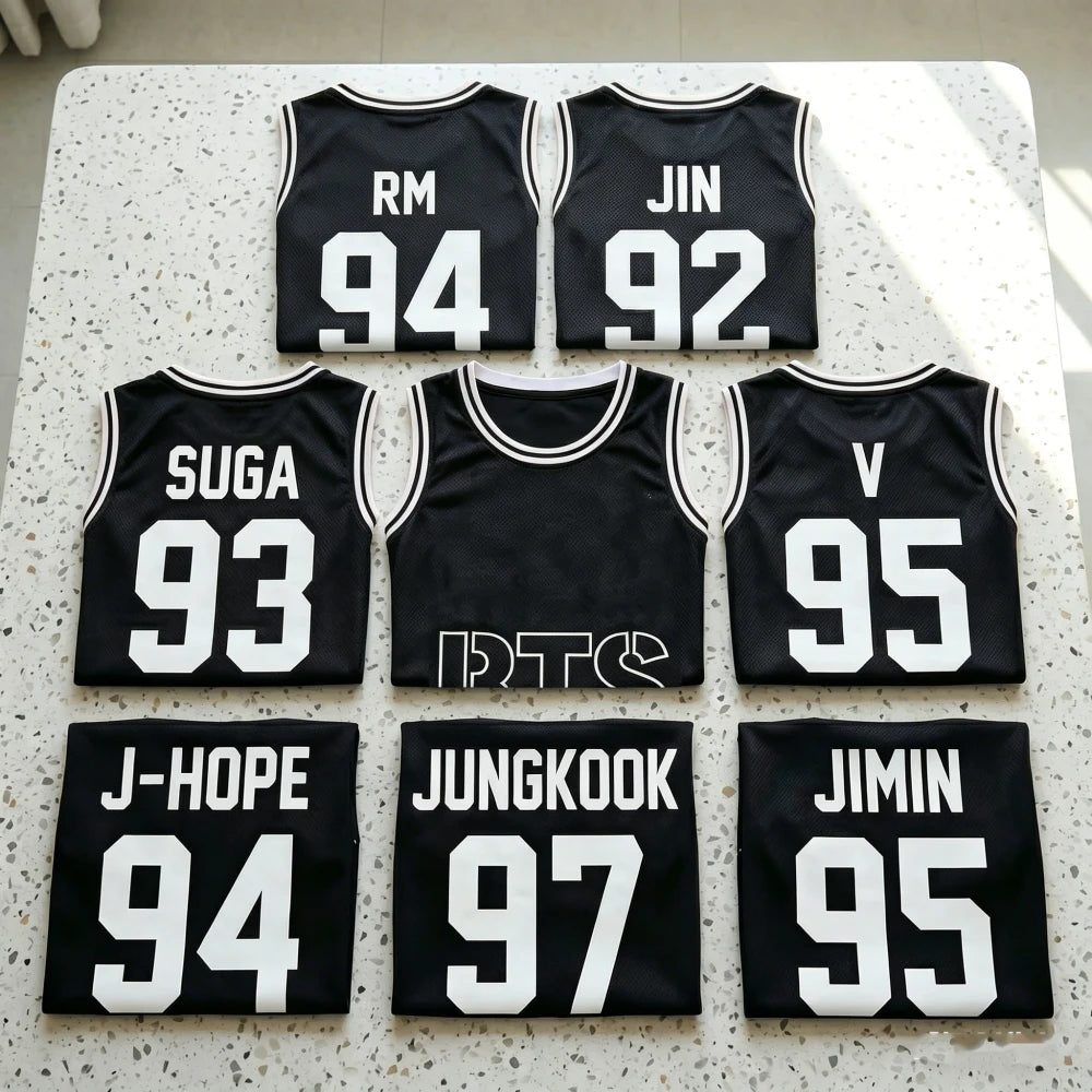 BTS KPOP Basketball Jersey